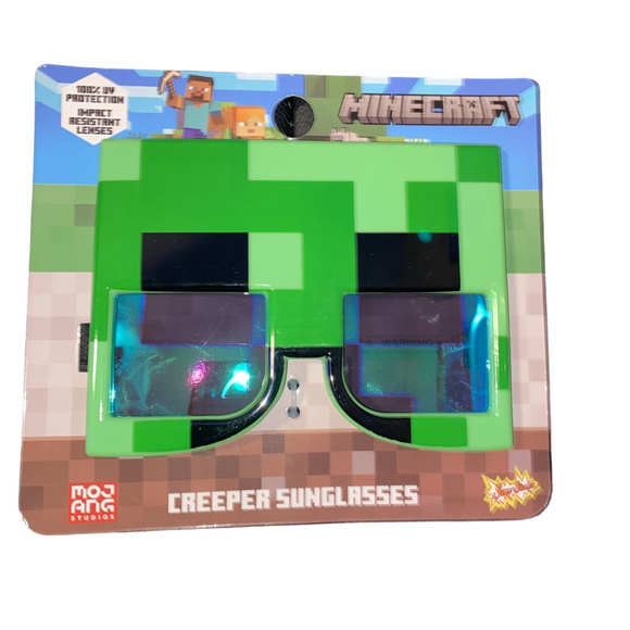 Minecraft Other - Boys Minecraft Creeper Sunglasses Exclusive Movie Theater Merchandise